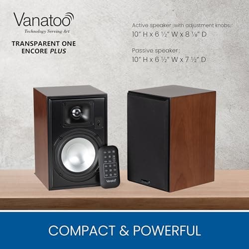 Vanatoo Transparent One Encore 2.0 Channel 240 W Speaker System image