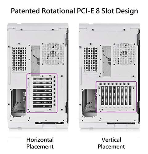 Thermaltake View 51 ATX Full Tower Snow ARGB Edition Tempered Glass Side Panel image