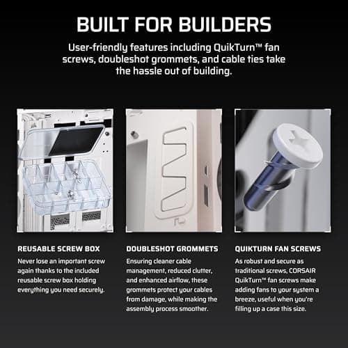 Corsair iCUE 5000T LX RGB ATX Mid Tower White Tempered Glass image