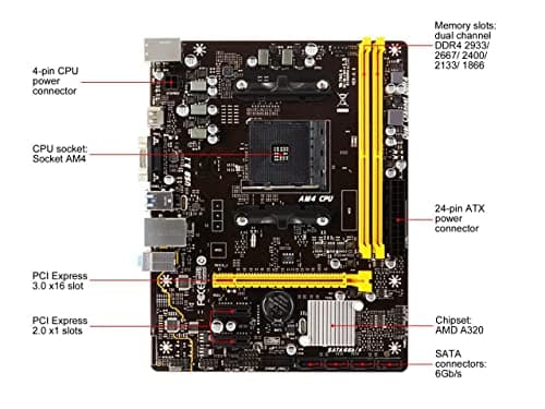 Biostar A320 MH DDR4 Micro ATX image