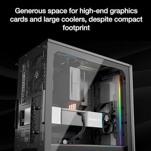 be quiet! Pure Base 501 DX ATX Mid Tower Black Tempered Glass Side Panel image