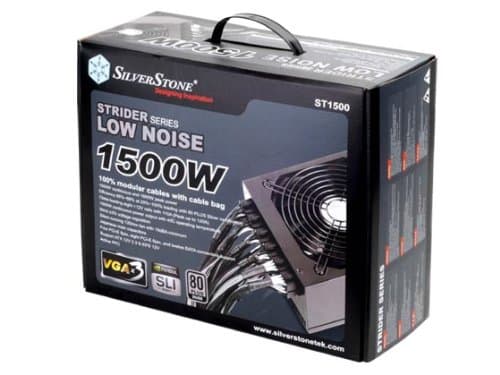Silverstone Strider Black 1500W Fully Modular 80+ Silver Certified image