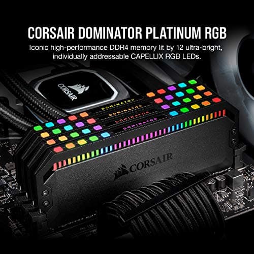 Corsair Dominator Platinum RGB Black DDR4-3200 CL16 128GB (8x16GB) image