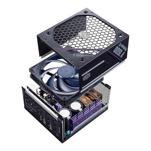 Cooler Master V Platinum V2 Black / Purple 1600W Fully Modular 80+ Platinum Certified ATX image