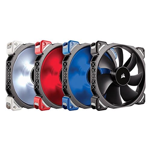Corsair ML140 Pro 140mm Black / White White PWM 97 CFM 1-Pack image