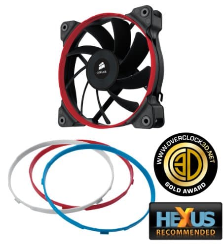 Corsair AF120 120mm Black Quiet 39.88 CFM 1-Pack image