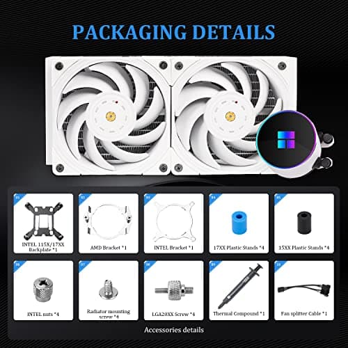 Thermalright Frozen Magic Scenic V2 Water 280mm 110.4 CFM White image