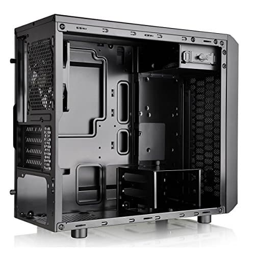 Thermaltake Versa H15 Micro ATX Mid Tower Black with Acrylic Side Panel and USB 3.2 Gen 1 Type-A, USB 2.0 Type-A image