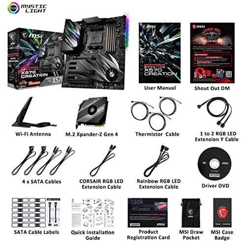 MSI X570 PRESTIGE CREATION AM4 DDR4 EATX image