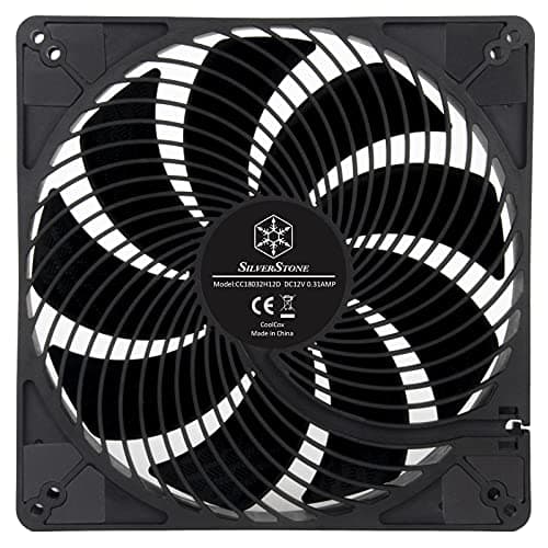 Silverstone Air Penetrator 184i PRO 180mm Black PWM 4th Generation image