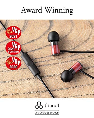 Final E1000C Closed-Back Wired Earbuds Blue / Black image
