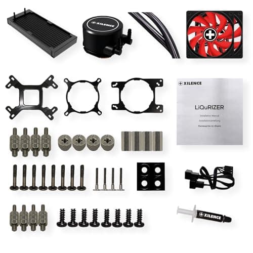 Xilence LQ240 70 CFM Water 240mm Red / Black image