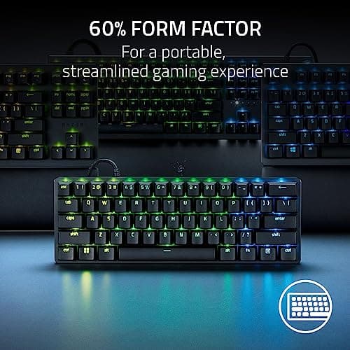 Razer Huntsman Mini Razer Analog Optical RGB Wired Mini Keyboard image