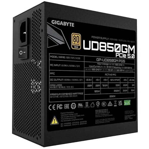 Gigabyte UD-GM PG5 Black 850W Fully Modular 80+ Gold image