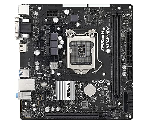 ASRock H370 M-HDV LGA1151 DDR4 Micro ATX image
