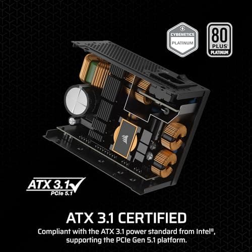 Corsair SF1000 (2024) Black SFX 1000W Fully Modular 80+ Platinum Certified image