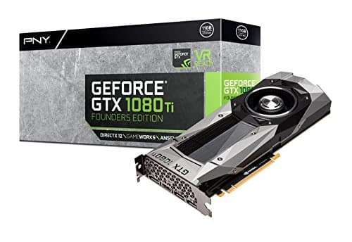 PNY Founders Edition GeForce GTX 1080 Ti 11GB GDDR5X Black / Silver image
