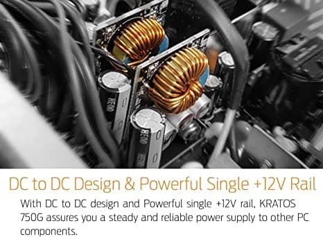 GAMDIAS KRATOS P1 G 750W Non-Modular 80+ Gold Certified ATX image