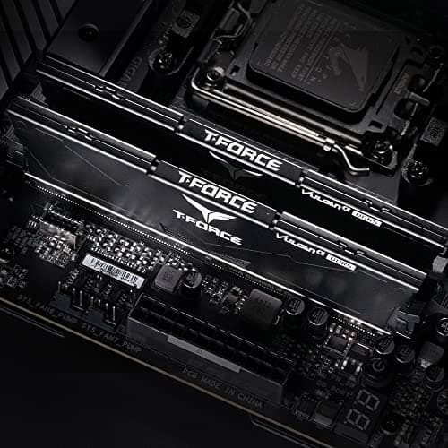 TEAMGROUP T-Force Vulcanα Black DDR5-6000 CL38 64GB (2x32GB) image