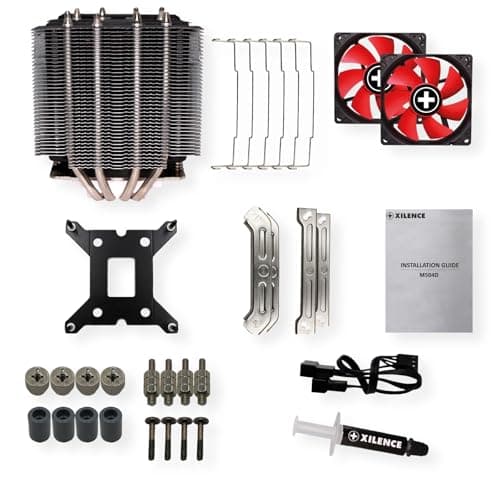 Xilence M504D Air 105mm Red / Black image