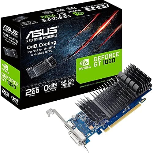 Asus Black / Blue GeForce GT 1030 2GB GDDR5 Black / Blue image