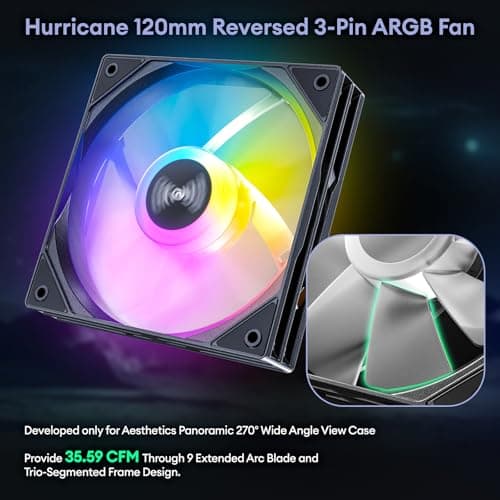 Okinos Mirage 4 Micro ATX Mini Tower Black with Tempered Glass Side Panel, USB 3.2 Gen 2 Type-C, USB 3.2 Gen 1 Type-A image