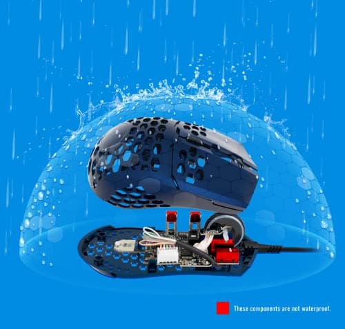 Cooler Master MM711 Blue Steel Wired Optical Gaming Mouse image