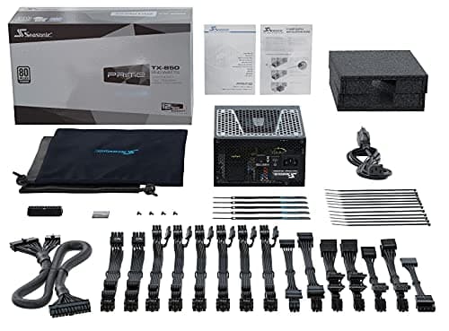 SeaSonic PRIME TX-850 850W Fully Modular 80+ Titanium Certified ATX image