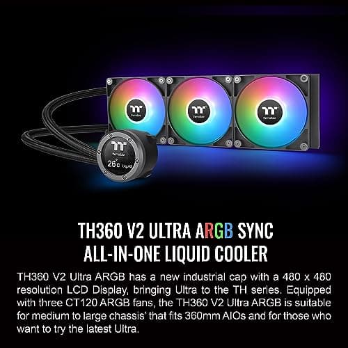 Thermaltake TH360 V2 Ultra ARGB Sync Water 360mm Black image