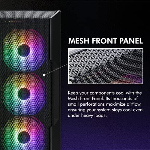 Zalman i3 NEO ATX Mid Tower Black / Silver Tempered Glass Side Panel image