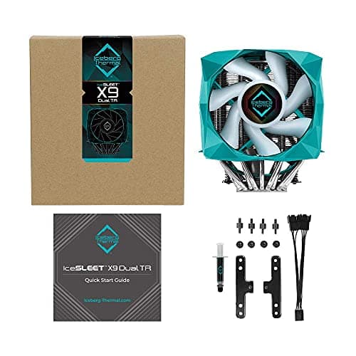 Iceberg Thermal IceSLEET X9 Dual TR Air 166mm Teal / Silver image