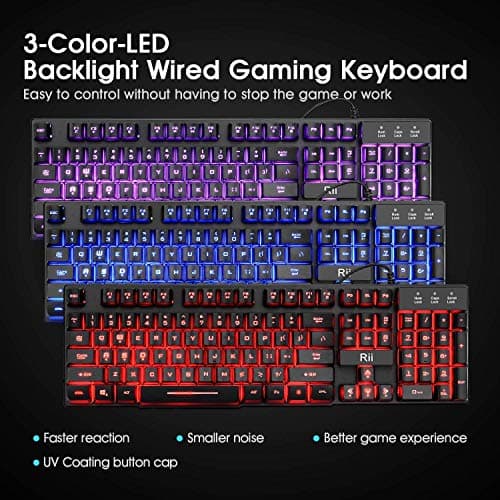 Rii RK100 Wired Standard Keyboard image