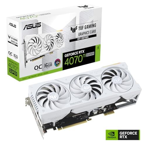 Asus TUF Gaming BTF OC GeForce RTX 4070 Ti 16GB GDDR6X White image