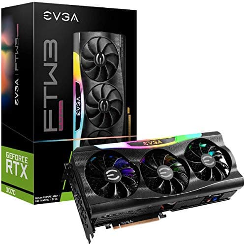 EVGA FTW3 ULTRA GAMING GeForce RTX 3070 8GB GDDR6 Black / Silver main image