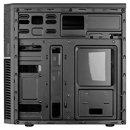 Aerocool Playa ATX Mid Tower Black Tempered Glass Side Panel, USB 3.2 Gen 1 Type-A Front Panel image