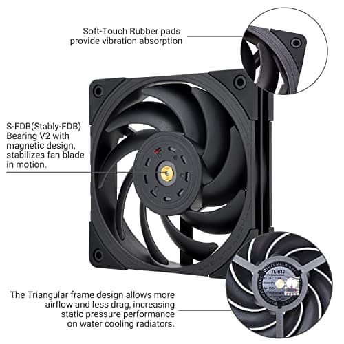 Thermalright TL-B12 120mm Black PWM image