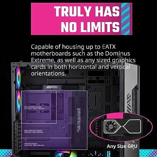 Cooler Master HAF 700 ATX Full Tower Black Tempered Glass image