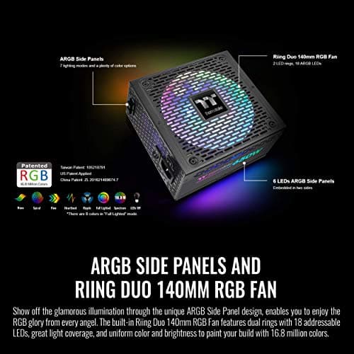 Thermaltake Toughpower GF2 ARGB 650W Fully Modular 80+ Gold Certified image