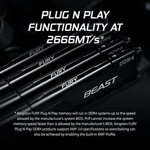 Kingston FURY Beast Black DDR4-2666 CL16 32GB (2x16GB) image