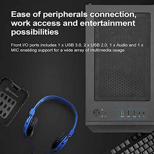 Silverstone FARA H1M MicroATX Mini Tower Black image