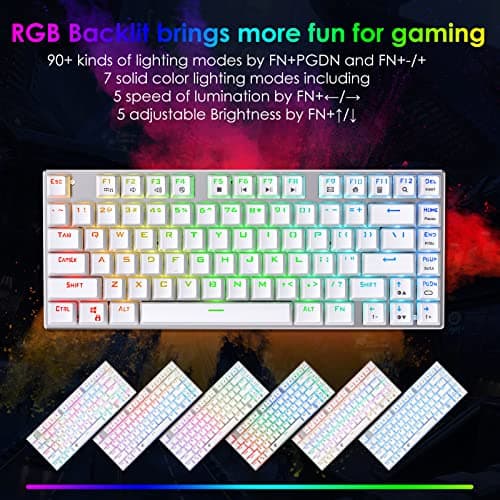 E-element Z88RGB81WRZ Wired Mini Mechanical Keyboard image
