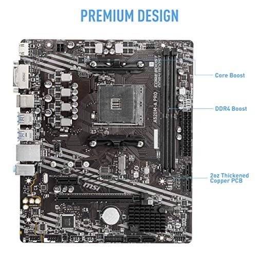 MSI A520M-A PRO Micro ATX AM4 image
