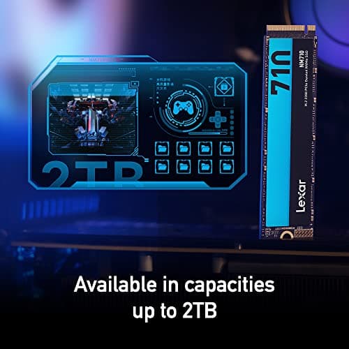 Lexar NM710 1TB SSD M.2-2280 PCIe 4.0 x4 NVMe image