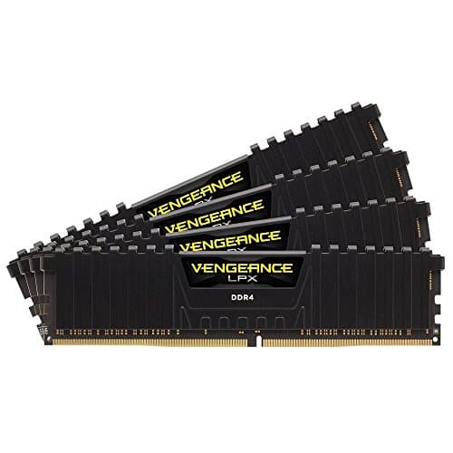 Corsair Vengeance LPX Black / Yellow DDR4-2666 CL16 64GB (4x16GB) main image