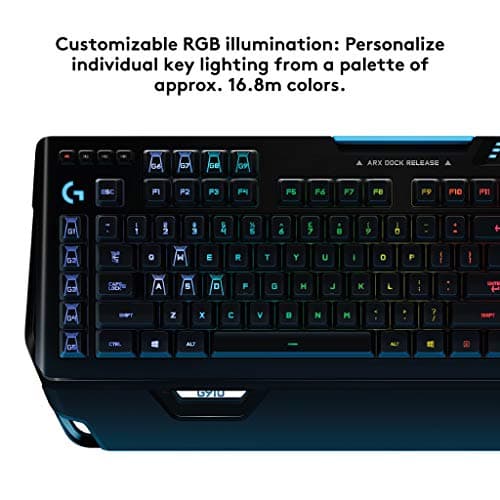 Logitech G910 Orion Spectrum Romer-G Tactile RGB Wired Gaming Keyboard image