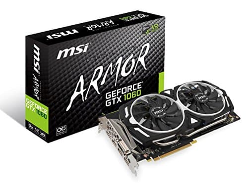 MSI ARMOR OC GeForce GTX 1060 6GB GDDR5 Black / White main image