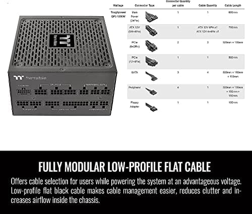 Thermaltake Toughpower GF3 TT Premium ATX 1350W Fully Modular 80+ Gold Certified image