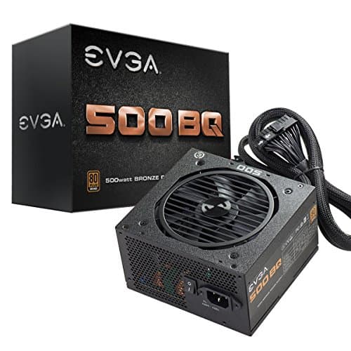 EVGA 500 BQ, 80+ BRONZE 500W, Semi Modular, FDB Fan, 3 Year Warranty, Power Supply main image