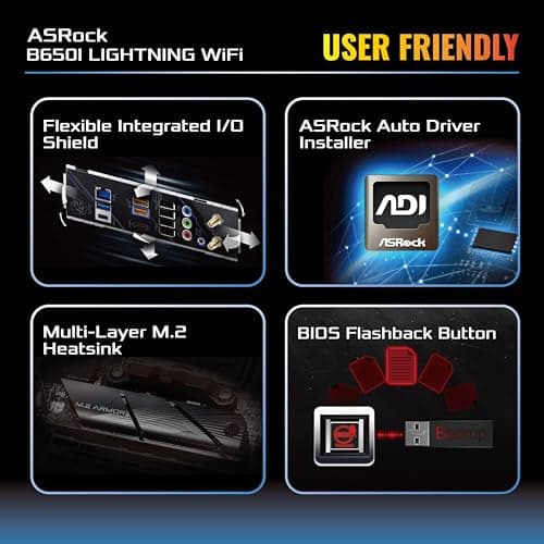 ASRock B650I Lightning Wifi AM5 DDR5 Mini ITX image