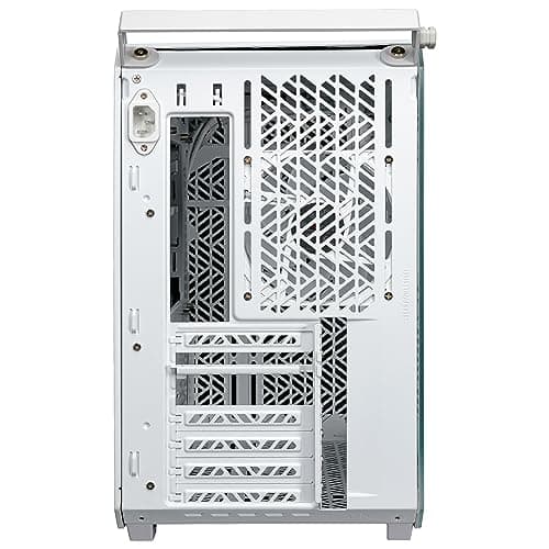 Cooler Master QUBE 500 Flatpack ATX Mid Tower White with Tempered Glass Side Panel, USB 3.2 Gen 2x2 Type-C, USB 3.2 Gen 1 Type-A image